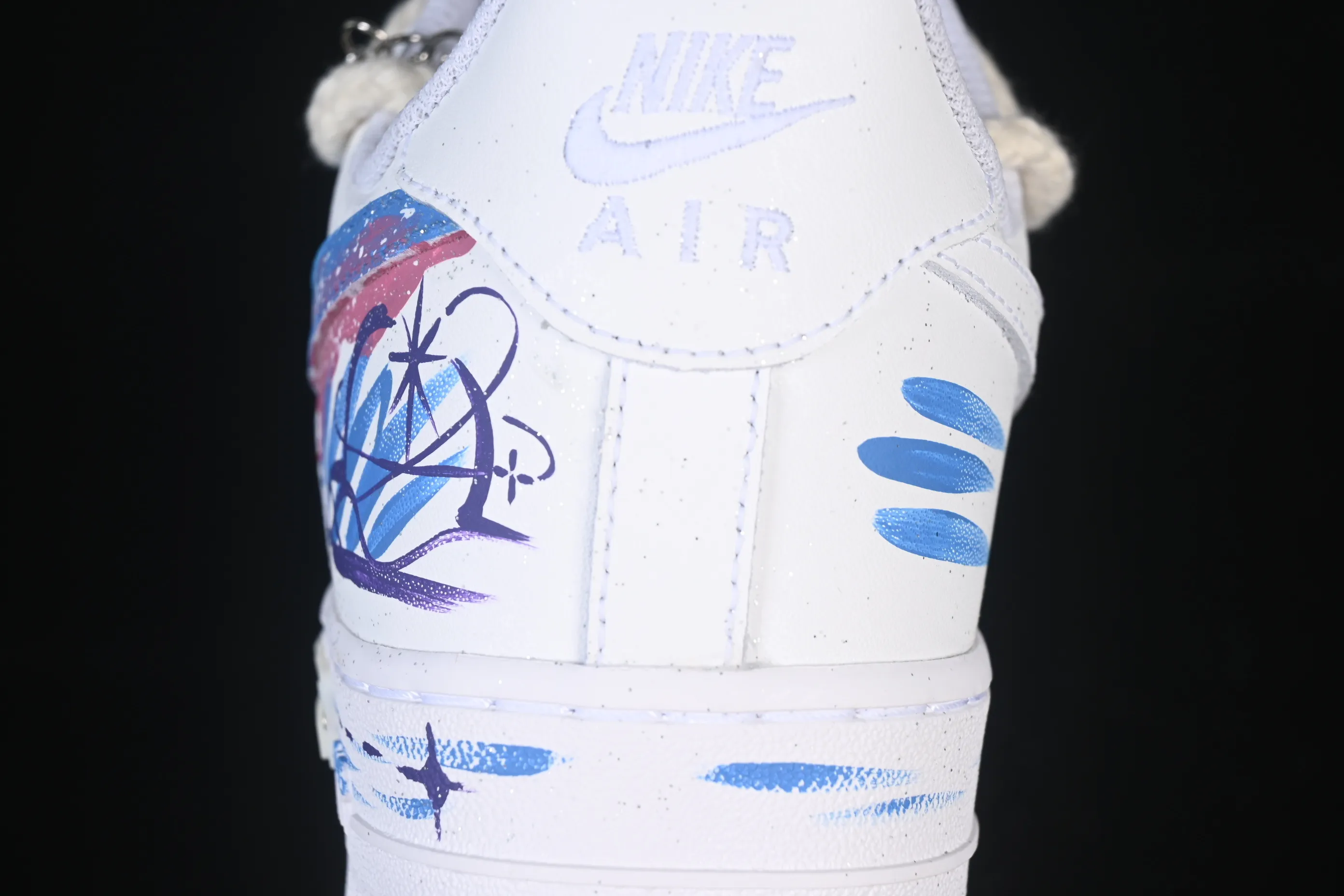 All categories Nk Air Force 1 Air Force series Nk Air Force 1 Low Air Force low-top Nike Air Force 1'07 Low "Libra" Hand-painted graffiti twelve constellations series Libra Air Force One low-top casual sneakers Constellation 9231023